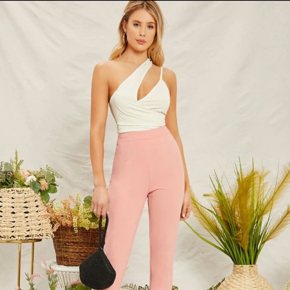 SHEIN Tops - One Shoulder Cut Out Top